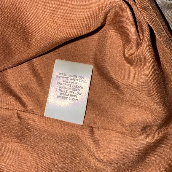 BANANA REPUBLIC BLUE & BROWN PAISLEY FLORAL PRINT SLEEVELESS DRESS SIZE: 10 - Picture 5 of 6